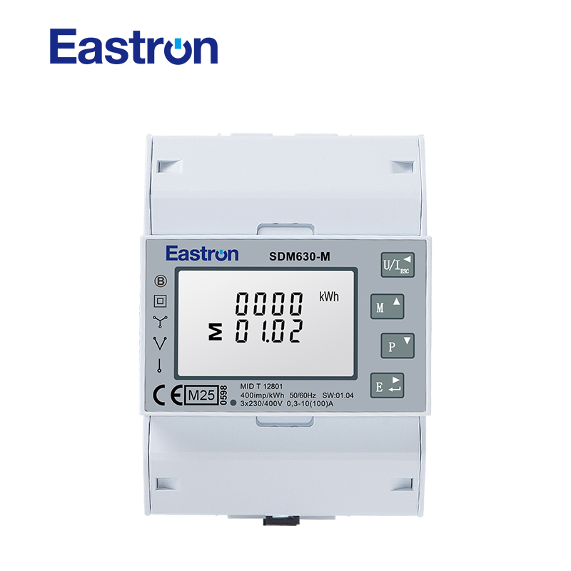Energy Meter Bidirectional - Eastron SDM630-M MID RS485 Din Rail