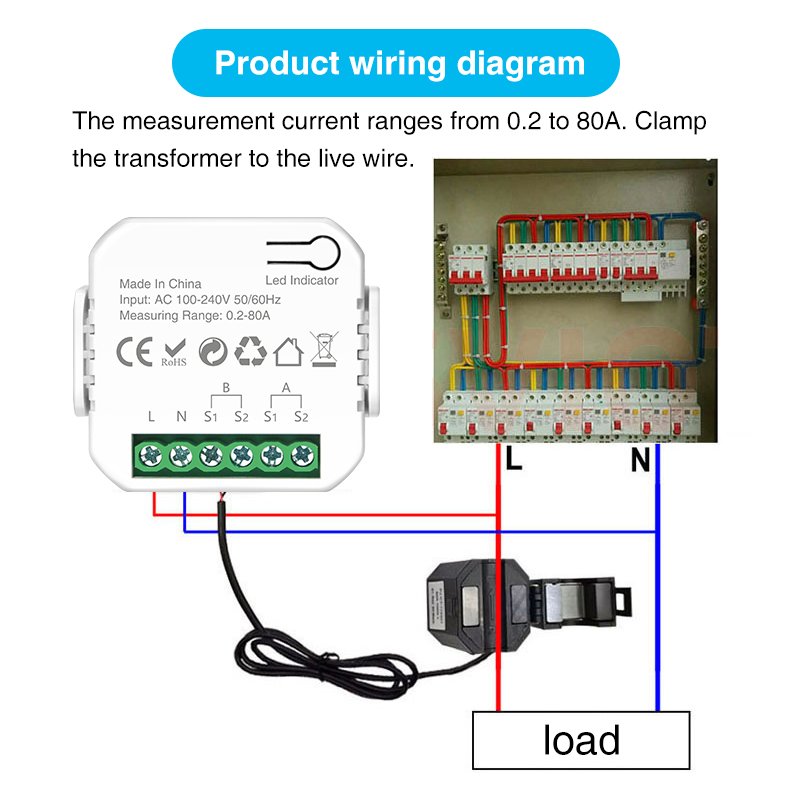 Tuya Smart Wifi Intelligent En - огляд і ціна Energy Meter Bidirectional