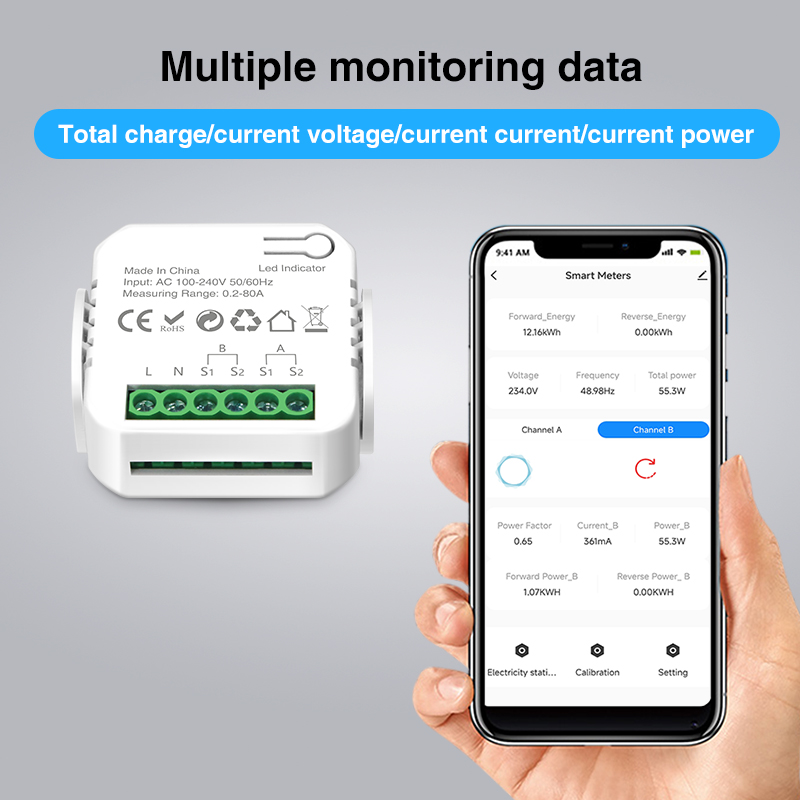 Tuya Smart Wifi Intelligent En - огляд і ціна Energy Meter Bidirectional