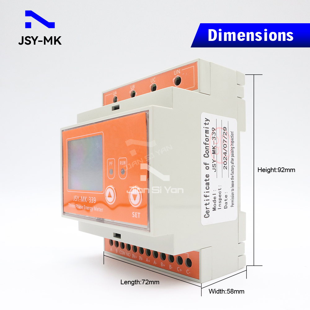 JSY-MK-339 RS485 Bidirectional - огляд і ціна Energy Meter Bidirectional