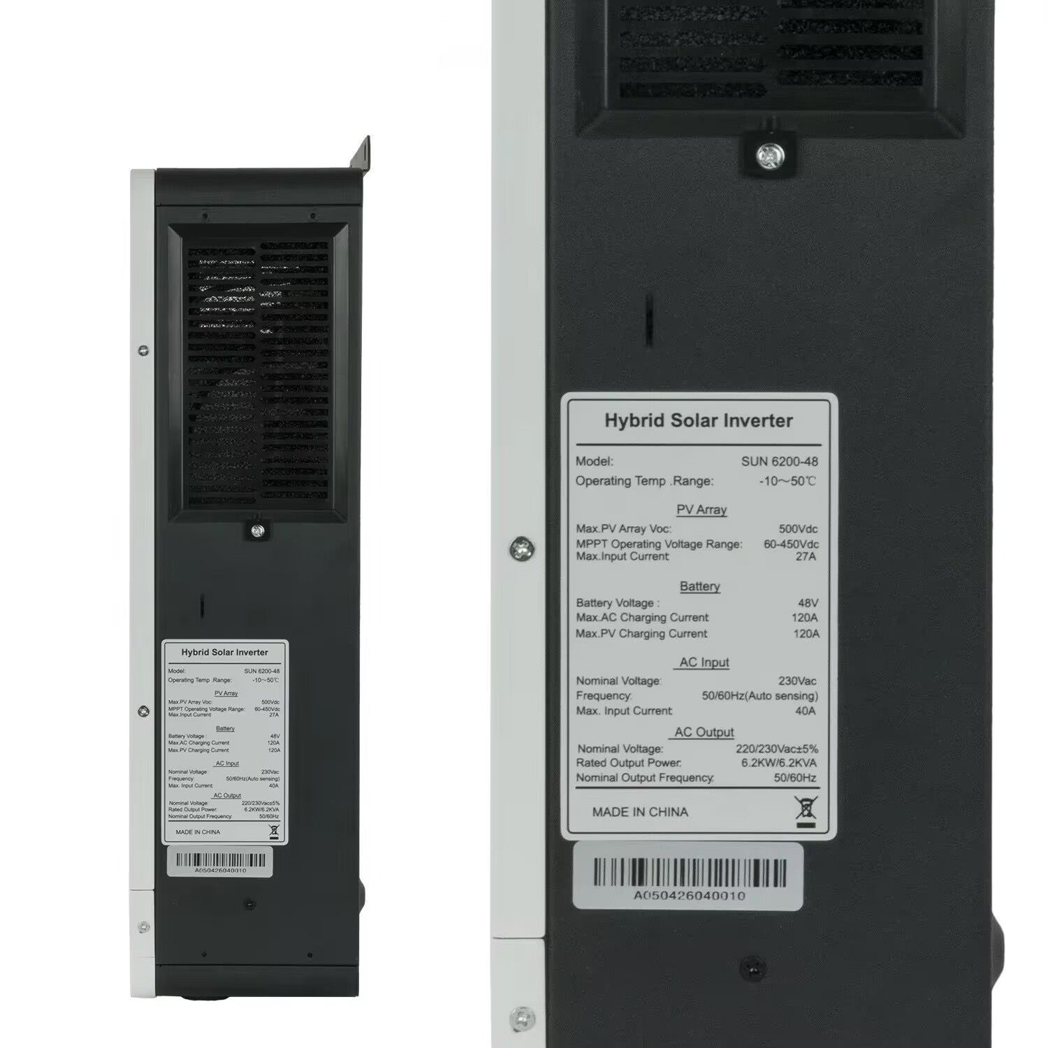 Hybrid solar inverter 6.2KW 48 - огляд і ціна Hybrid Solar Inverter