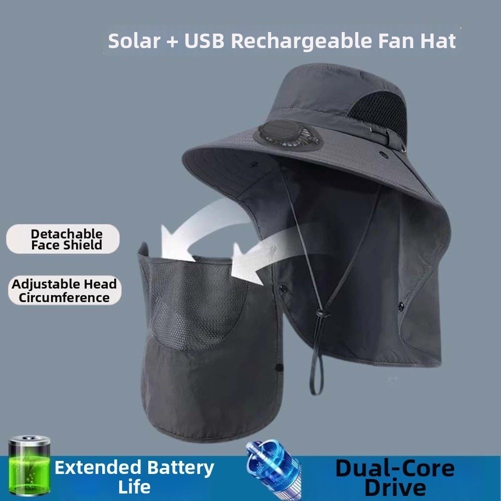 2026 New Solar Rechargeable Fa - огляд і ціна Renewable Energy Fan