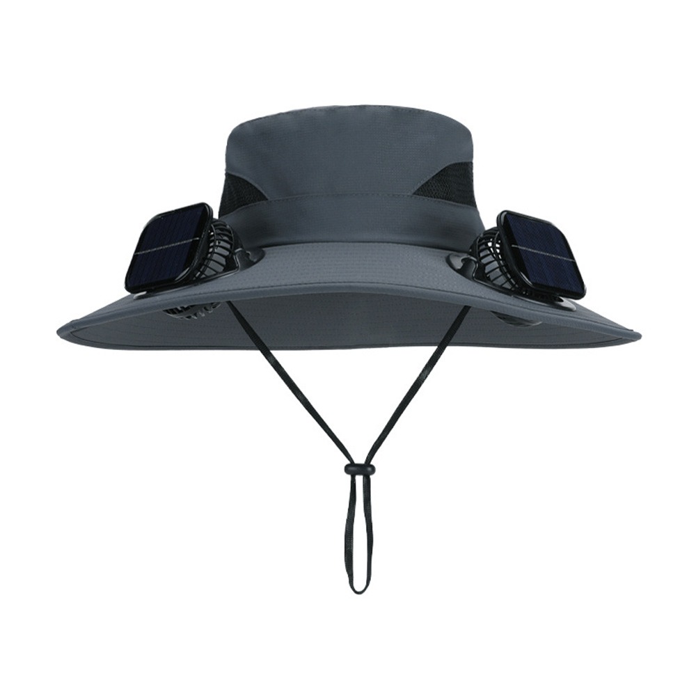 Creative Anti UV Solar Fan Hat - огляд і ціна Renewable Energy Fan