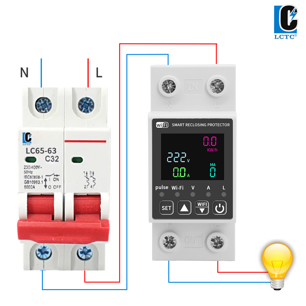 Tuya WiFi Digital Display Inte - огляд і ціна Energy Meter Bidirectional