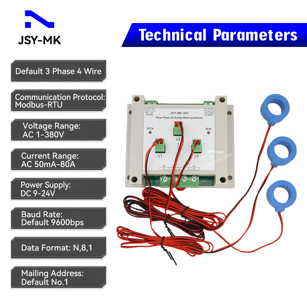 JSY-MK-354 3P4W 80A AC Bidirec - огляд і ціна Energy Meter Bidirectional