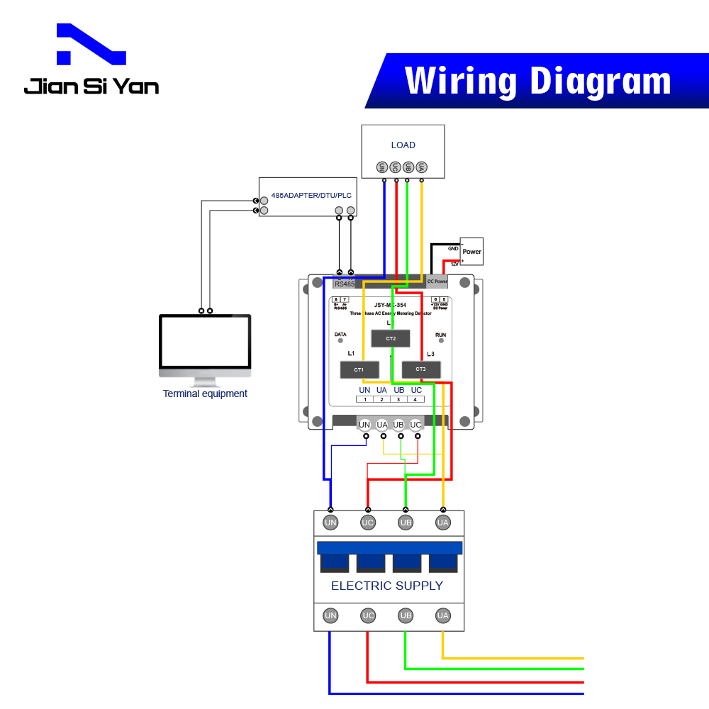 JSY-MK-354 3P4W 80A AC Bidirec - огляд і ціна Energy Meter Bidirectional