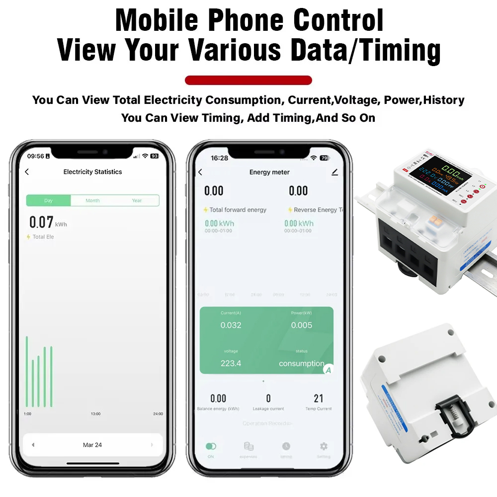 EARU Three Phase Tuya App WiFi - огляд і ціна Energy Meter Bidirectional