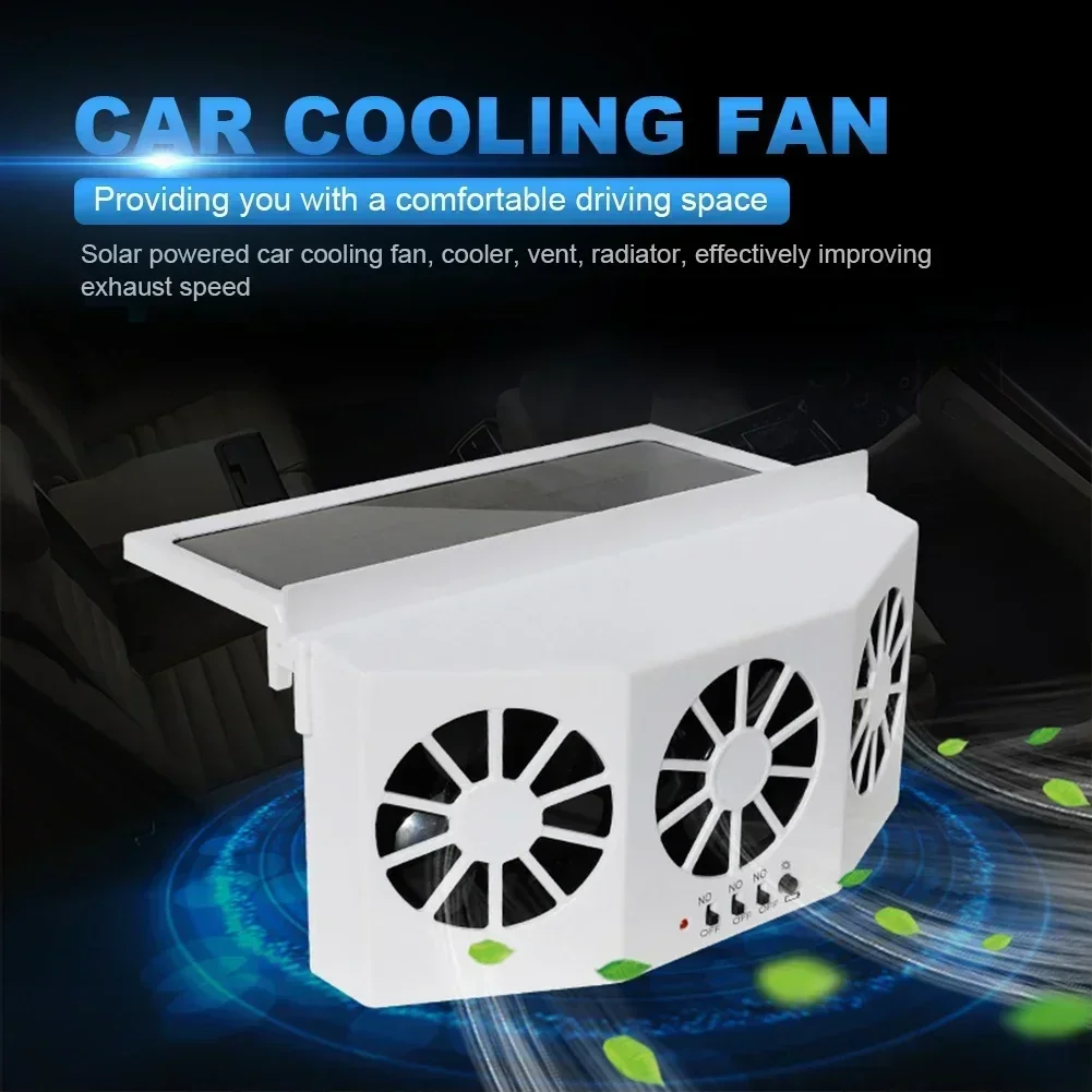 USB Solar Rechargeable Car Exh - огляд і ціна Renewable Energy Fan