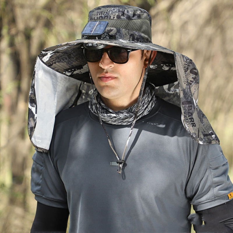 Solar Fan Hat Dual USB Recharg - огляд і ціна Renewable Energy Fan