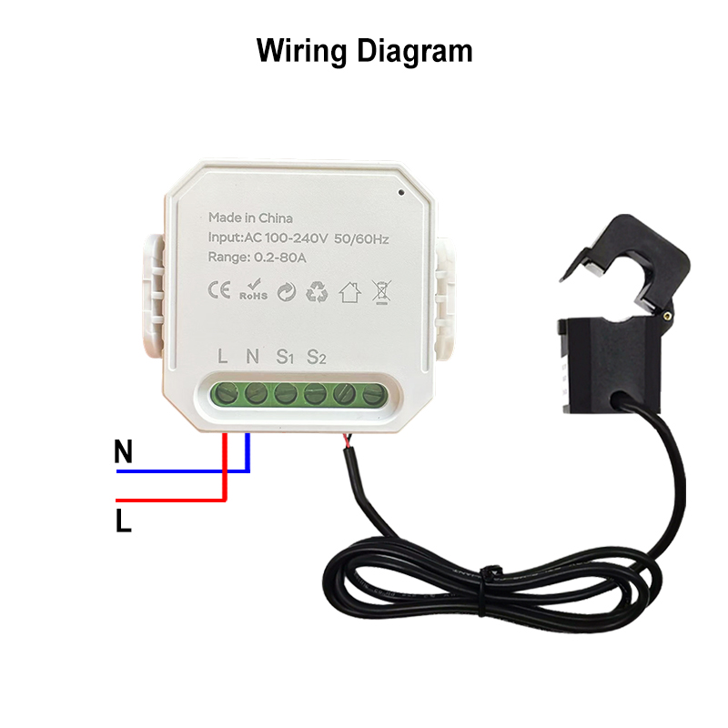 WIFI Smart Energy Meter AC100- - огляд і ціна Energy Meter Bidirectional