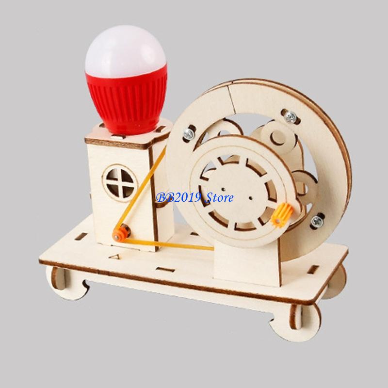 Q0KB Creative Wooden Hand Cran - огляд і ціна Renewable Energy For Kids