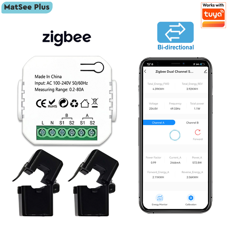 Smart ZigBee Energy Meter Bidi - огляд і ціна Energy Meter Bidirectional