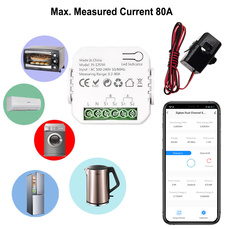 Smart ZigBee Energy Meter Bidi - огляд і ціна Energy Meter Bidirectional