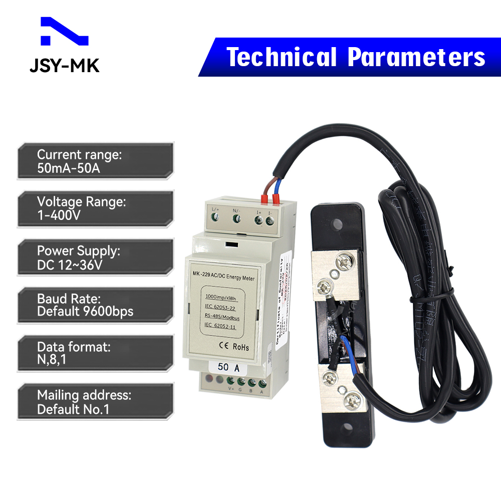JSY-MK-229 Single-channel 50A  - огляд і ціна Energy Meter Bidirectional