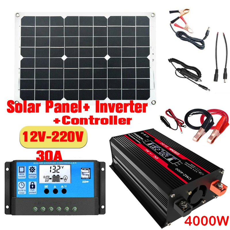 110V/220V Solar Panel System 1 - огляд і ціна Renewable Energy Kit